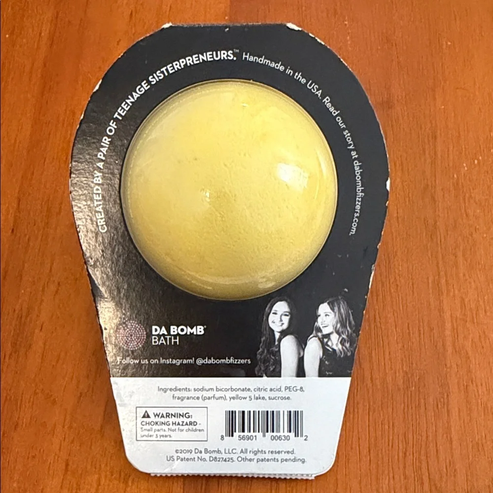 Da Bomb Party Bomb Fun Size Bath Fizzer - Yellow